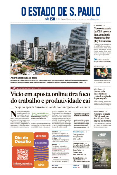 Estadão - Edição de 26 de Maio de 2025