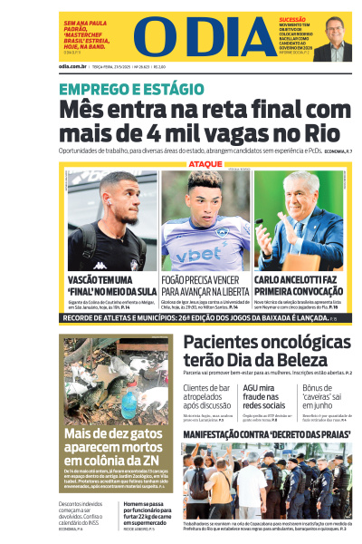 O DIA - Edição de 27 de Maio de 2025