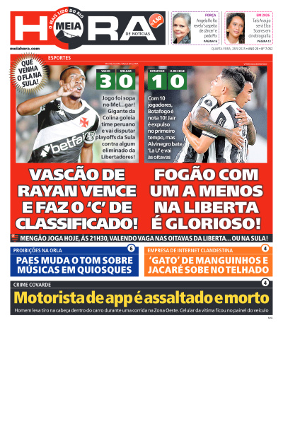 MEIA HORA - Edição de 28 de Maio de 2025