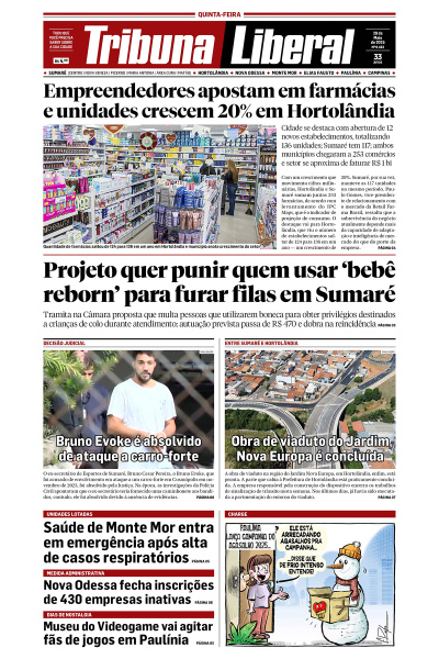 Tribuna Liberal - Edição de 29 de Maio de 2025.