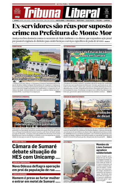 Tribuna Liberal - Edição de 30 de Maio de 2025.