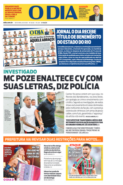 O DIA - Edição de 30 de Maio de 2025