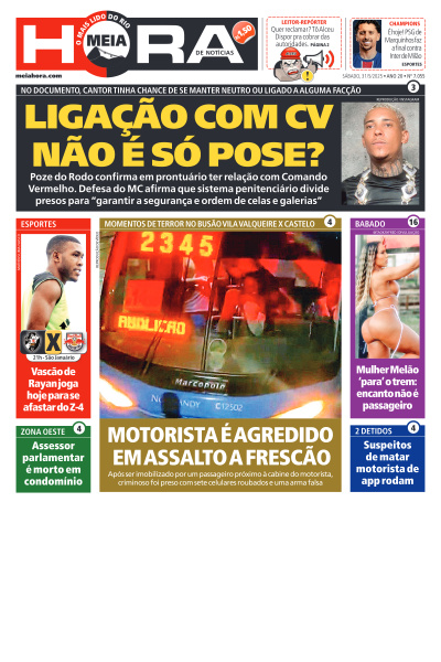 MEIA HORA - Edição de 31 de Maio de 2025