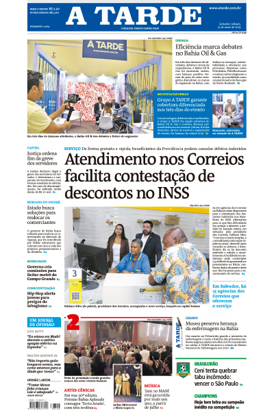 A TARDE - Edição de 31 de Maio de 2025