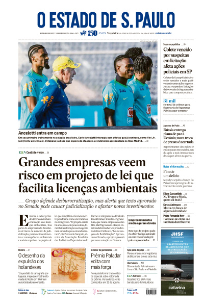 Estadão - Edição de 03 de Junho de 2025