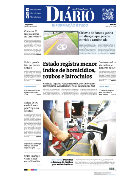 Diário do Litoral - Edição de 03 de Junho de 2025