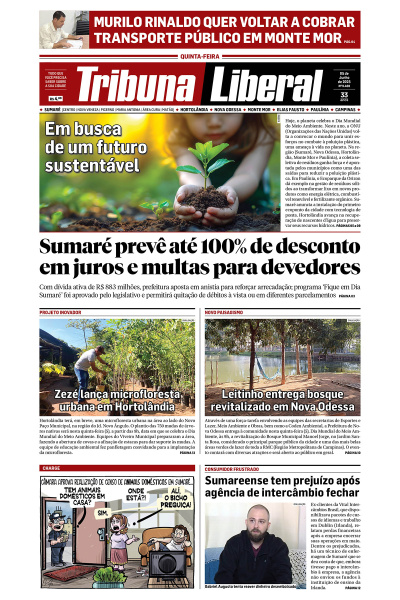 Tribuna Liberal - Edição de 5 de Junho de 2025.