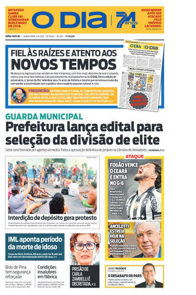 O DIA - Edição de 05 de Junho de 2025