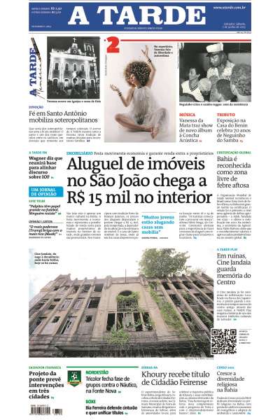 A TARDE - Edição de 07 de Junho de 2025