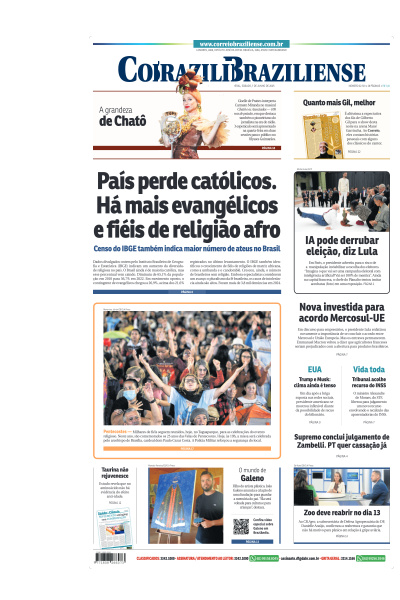 Correio Braziliense - Edição de 07 de Junho de 2025