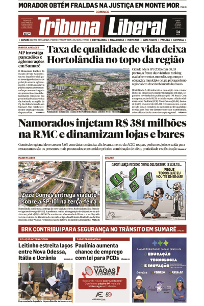 Tribuna Liberal - Edição de 8 de Junho de 2025.