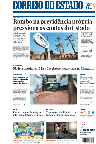 Correio do Estado - Edição de 09 de Junho de 2025