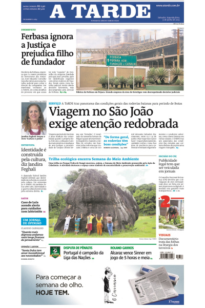 A TARDE - Edição de 09 de Junho de 2025