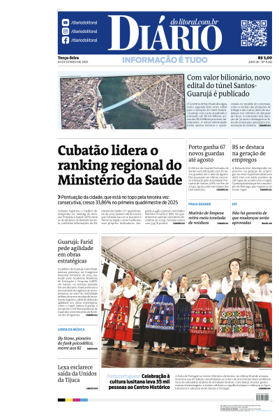 Diário do Litoral - Edição de 10 de Junho de 2025