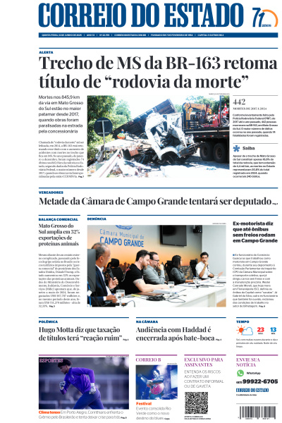 Correio do Estado - Edição de 12 de Junho de 2025