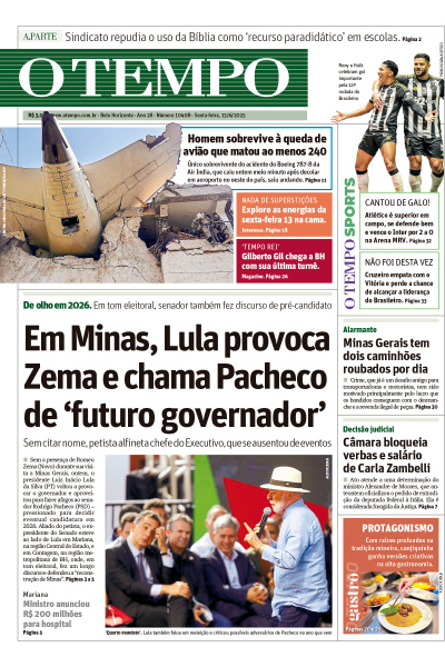 O TEMPO - Edição de 13 de Junho de 2025
