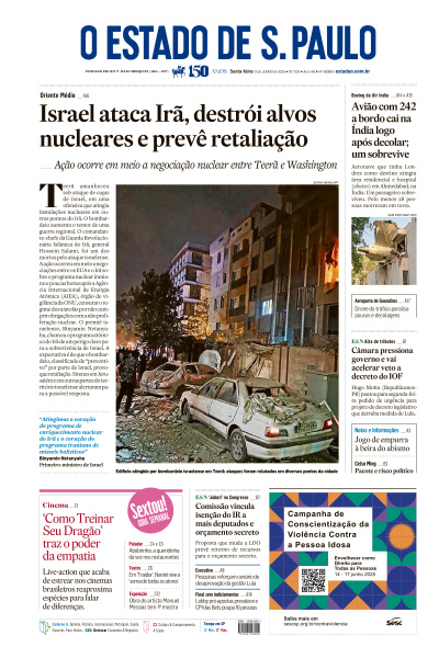 Estadão - Edição de 13 de Junho de 2025
