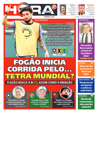 MEIA HORA - Edição de 15 de Junho de 2025