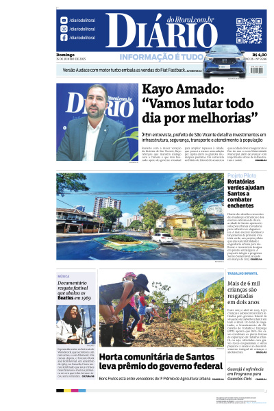 Diário do Litoral - Edição de 15 de Junho de 2025