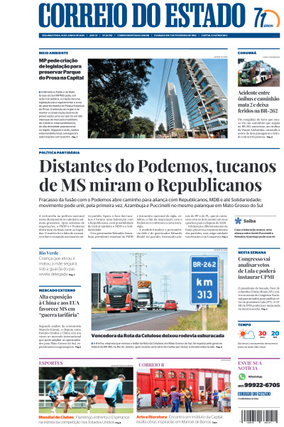 Correio do Estado - Edição de 16 de Junho de 2025