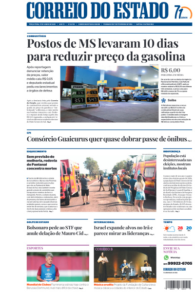 Correio do Estado - Edição de 17 de Junho de 2025