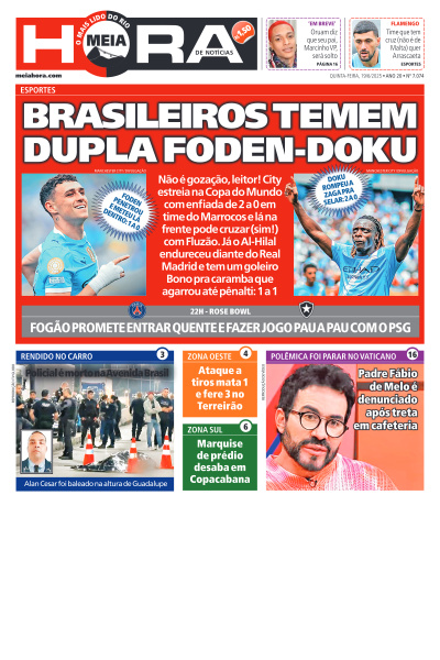 MEIA HORA - Edição de 19 de Junho de 2025