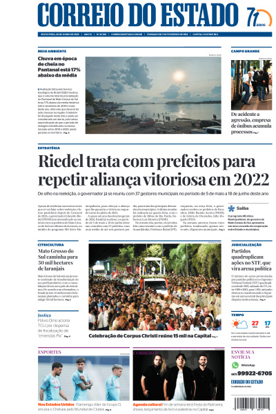 Correio do Estado - Edição de 20 de Junho de 2025