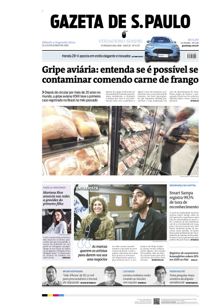 Gazeta de S. Paulo - Edição de 23 de Junho de 2025
