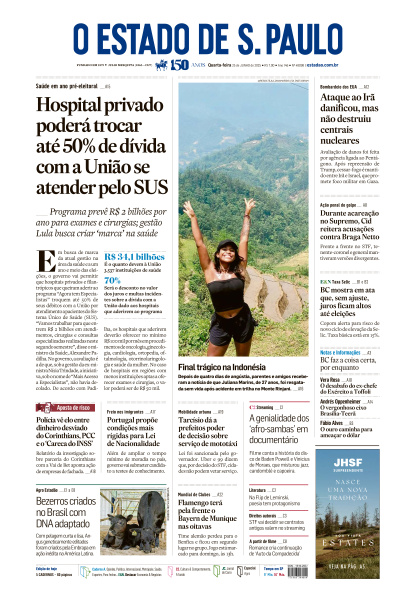 Estadão - Edição de 25 de Junho de 2025