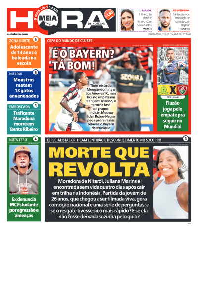 MEIA HORA - Edição de 25 de Junho de 2025