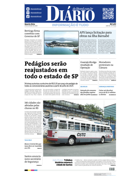 Diário do Litoral - Edição de 26 de Junho de 2025