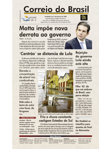 Correio do Brasil - Edição de 26 de Junho de 2025