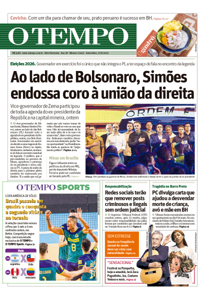 O TEMPO - Edição de 27 de Junho de 2025