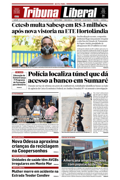 Tribuna Liberal - Edição de 27 de Junho de 2025.