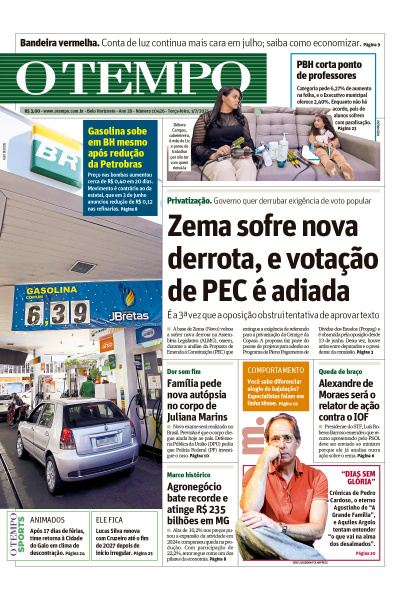 O TEMPO - Edição de 1º de Julho de 2025