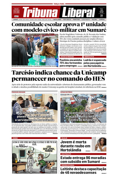 Tribuna Liberal - Edição de 1º de Julho de 2025.