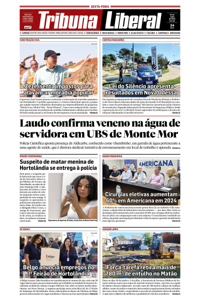 Tribuna Liberal - Edição de 4 de Julho de 2025.