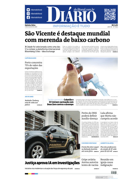 Diário do Litoral - Edição de 04 de Julho de 2025