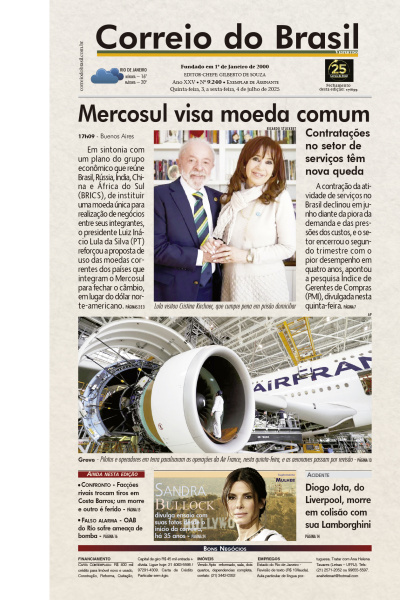 Correio do Brasil - Edição de 04 de Julho de 2025