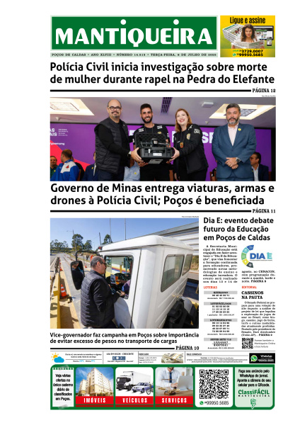 Mantiqueira - Edição de 08 de Julho de 2025