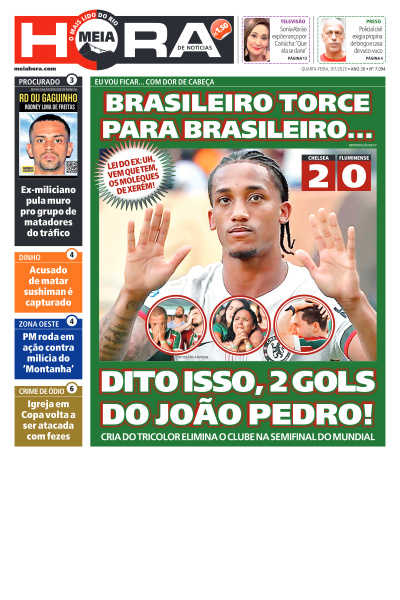 MEIA HORA - Edição de 09 de Julho de 2025