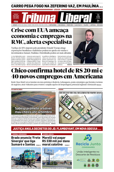 Tribuna Liberal - Edição de 12 de Julho de 2025.