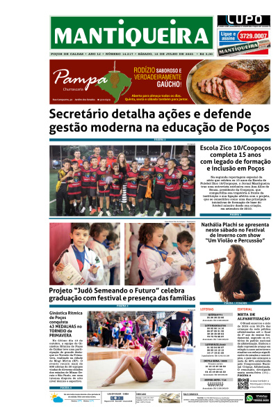 Mantiqueira - Edição de 12 de Julho de 2025