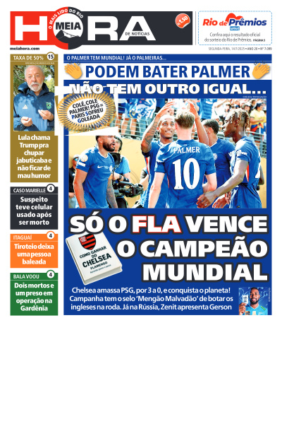 MEIA HORA - Edição de 14 de Julho de 2025