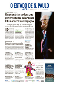 Estadão - Edição de 16 de Julho de 2025