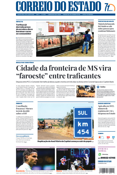 Correio do Estado - Edição de 16 de Julho de 2025