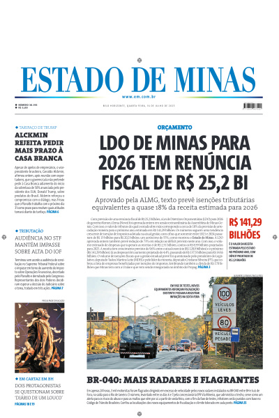 Estado de Minas - Edição de 16 de Julho de 2025