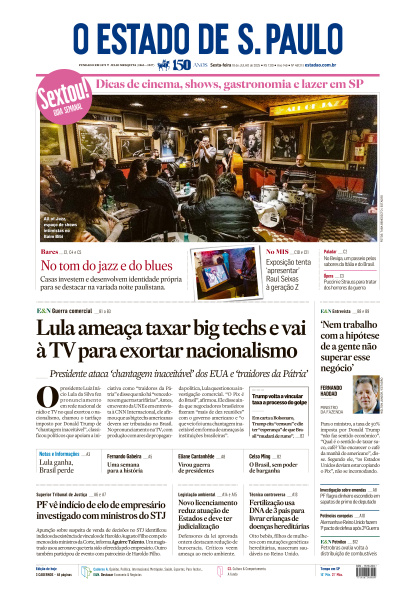 Estadão - Edição de 18 de Julho de 2025
