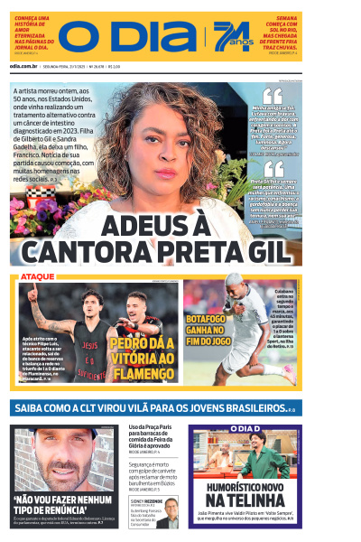 O DIA - Edição de 21 de Julho de 2025