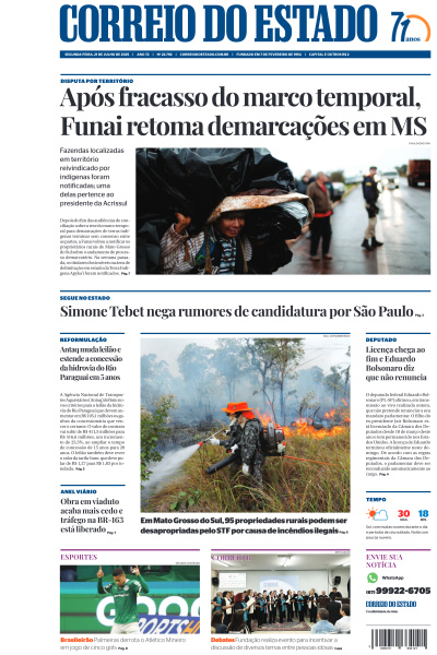 Correio do Estado - Edição de 21 de Julho de 2025
